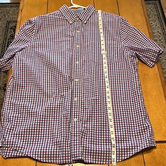 CHAPS men short sleeve button down shirt size xlarge. - Picture 7 of 7